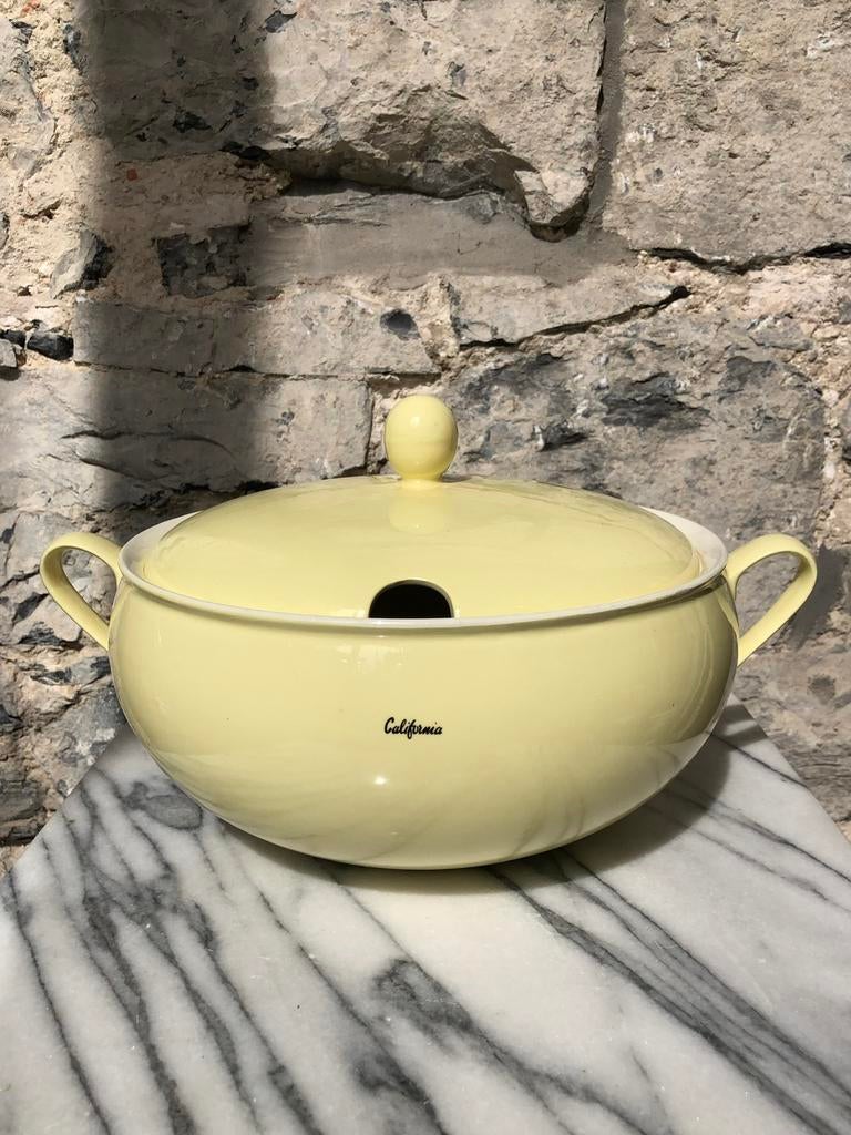 Soupière jaune pastel California (Royal Sphinx Maestricht), Enlèvement ou Envoi