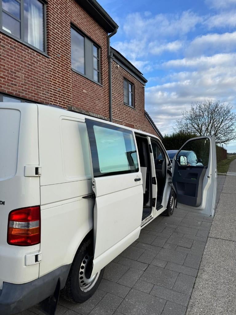 Volkswagen T5 Transporter Campervan, Auto's, Voorwielaandrijving, Volkswagen, Leder en Stof, Wit