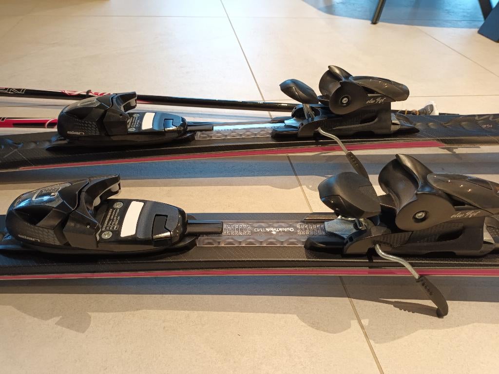 Skischoenen en skilatten - V - 37.5 schoen - 146 lat, Ophalen, Zo goed als nieuw