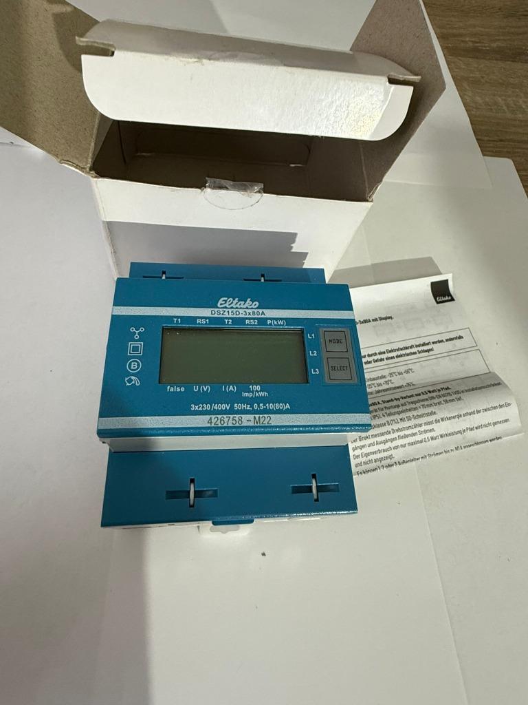 Compteur d'énergie triphasé numérique Eltako, Enlèvement ou Envoi, Neuf, Autres types