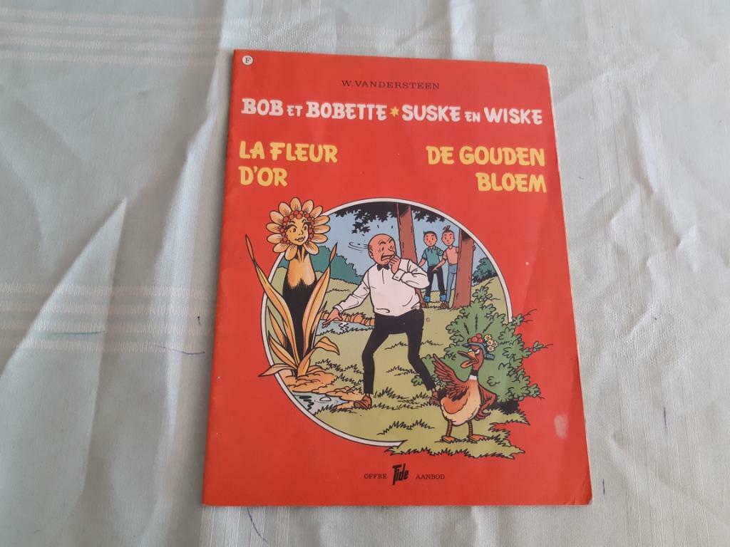 Suske en Wiske.De gouden bloem.La fleur d'or., Boeken, Stripverhalen, Eén stripboek, Ophalen of Verzenden, Gelezen