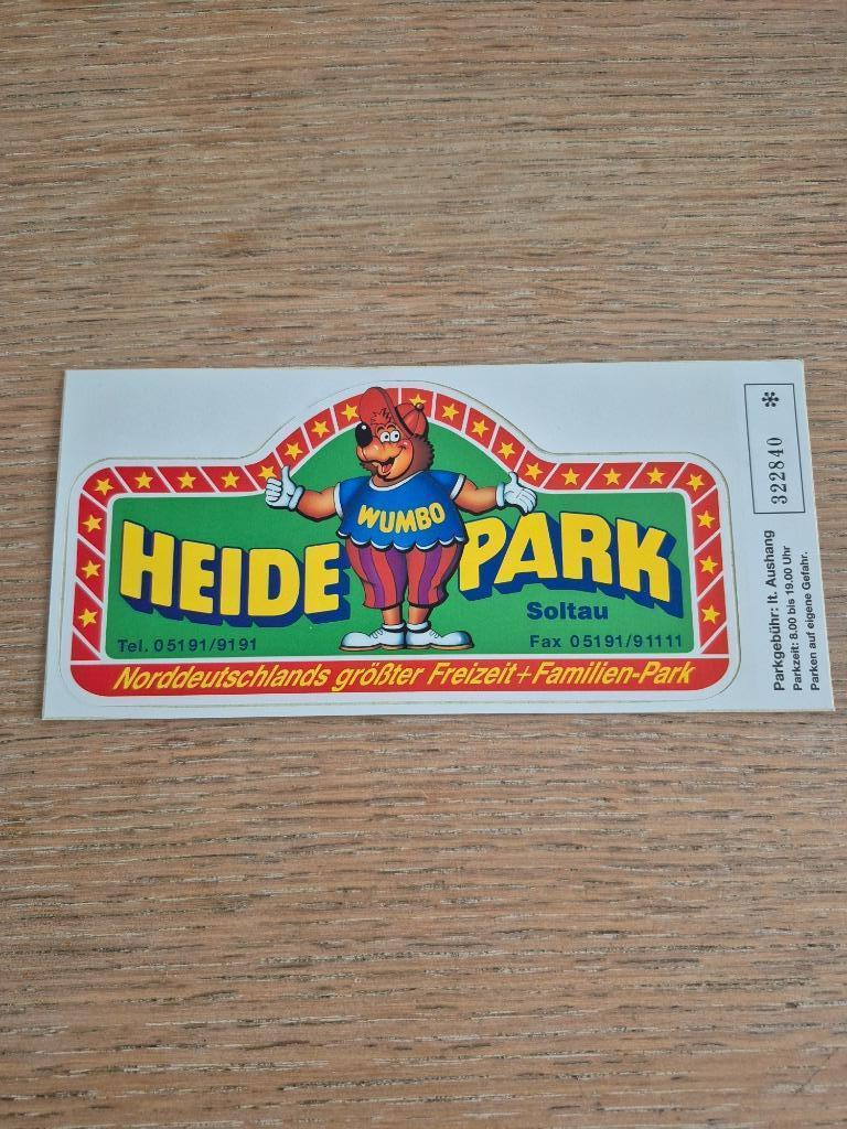 Sticker Heide Park, Verzamelen, Ophalen of Verzenden, Zo goed als nieuw