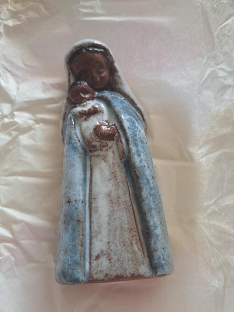 Statuette Vierge Christ, Enlèvement ou Envoi