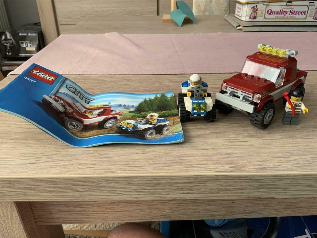 Lego set: 4437 Boevenauto en Politiemotor, Ophalen of Verzenden, Complete set, Lego
