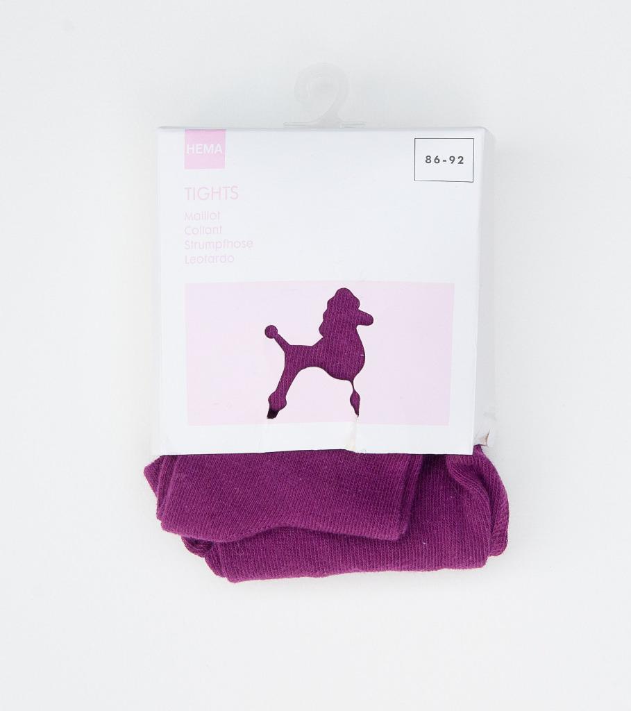 Kousenbroek paars Hema – Maat 86-92 - Nieuw, Kinderen en Baby's, Babykleding | Schoentjes en Sokjes, Meisje, Nieuw, Ophalen of Verzenden