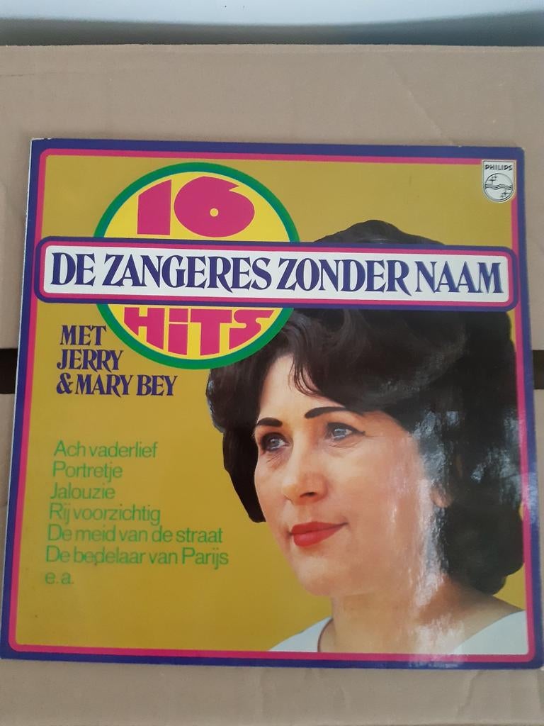LP ZANGERES ZONDER NAAM (16 HITS), Cd's en Dvd's, Ophalen of Verzenden, Zo goed als nieuw, Levenslied of Smartlap