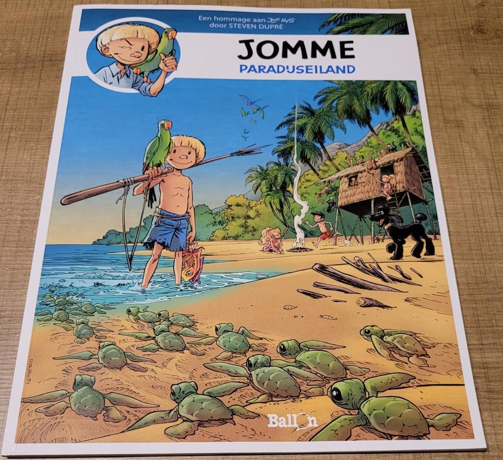 Speciale stripuitgave: Jomme - Paradijseiland, Boeken, Stripverhalen, Eén stripboek, Ophalen of Verzenden, Zo goed als nieuw