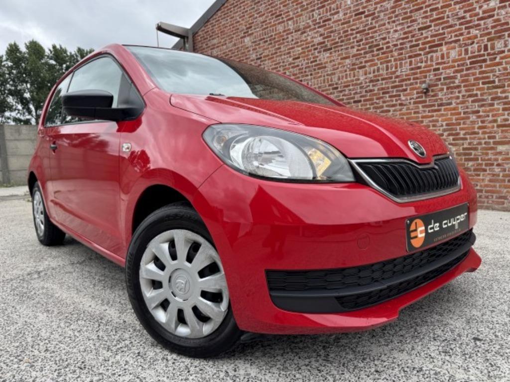 Skoda Citigo 1.0i "REEDS GEKEURD" 44kw/camera/75000/2018, Auto's, Skoda, Voorwielaandrijving, 4 zetels, Stof, Bedrijf