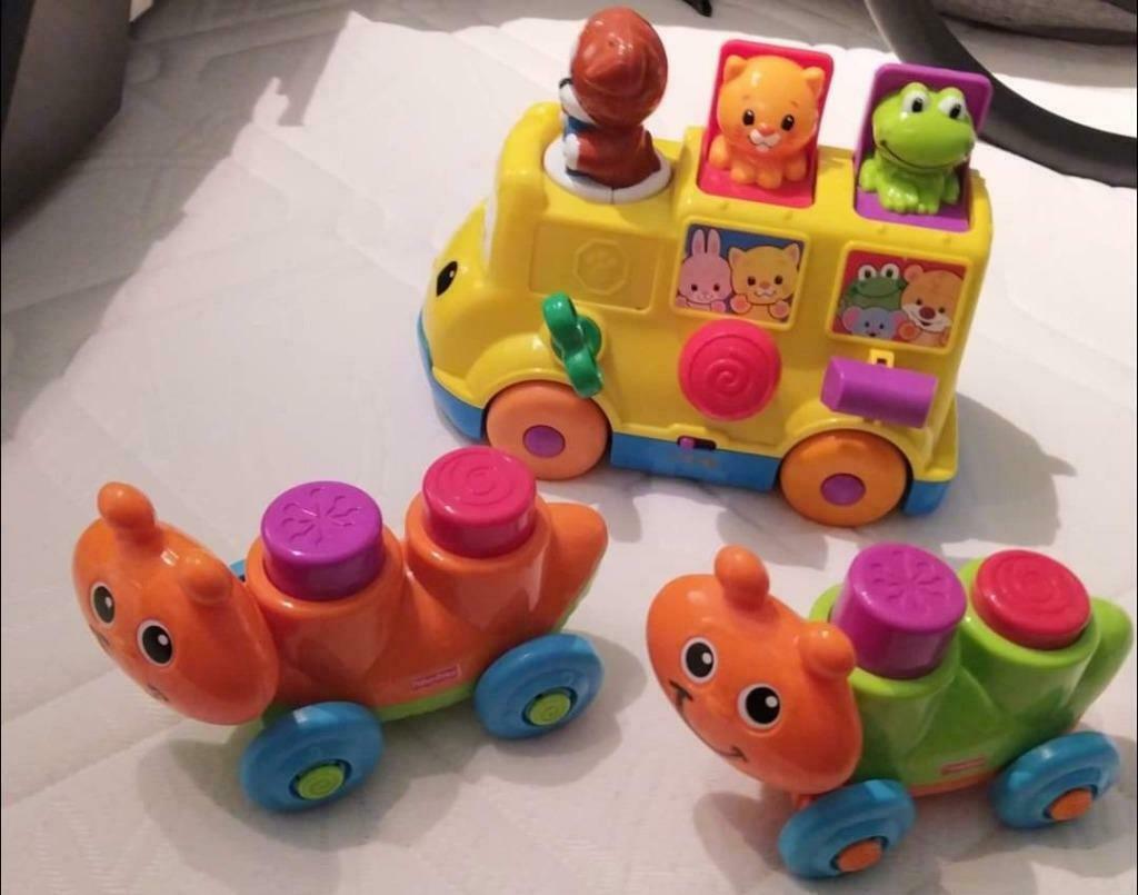 Fisher Price bus, Ophalen of Verzenden, Gebruikt, Met geluid