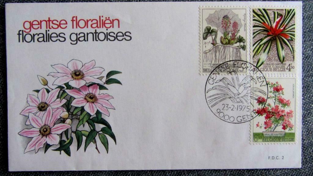 FDC- FLORALIËN-BLOEMEN- PLANTEN- BELGIË, Enlèvement ou Envoi, Affranchi, Animal et Nature