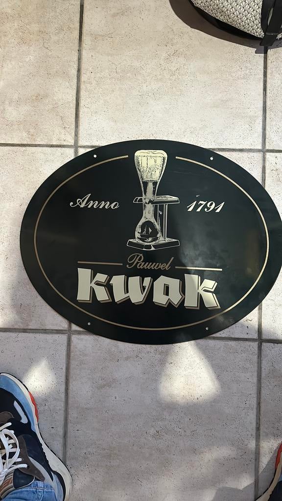 Reclame bord kwak, Verzamelen, Biermerken, Ophalen, Zo goed als nieuw