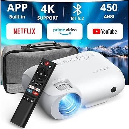 Beamer Full HD | compatibel met 4K | GRATIS LEVERING, Hobby en Vrije tijd, Overige Hobby en Vrije tijd, Nieuw, Verzenden