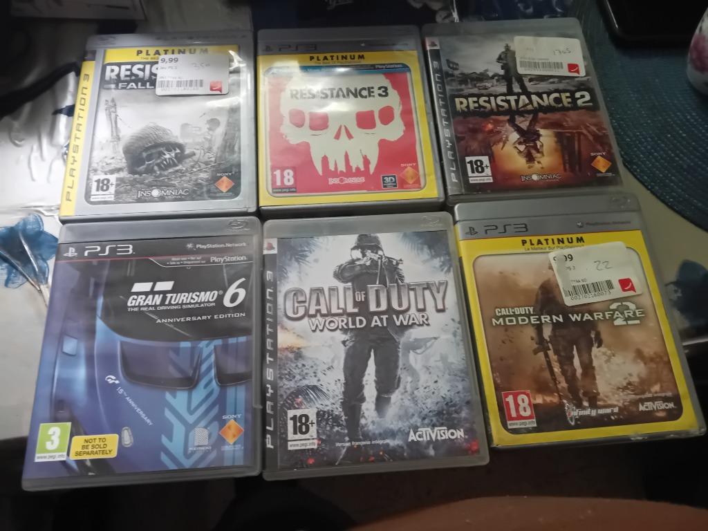 6 jeux ps3, Ophalen, Gebruikt