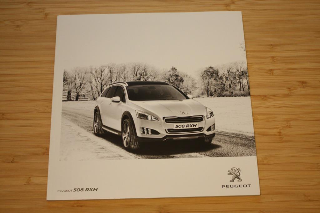 Peugeot 508 RXH brochure 2012, Enlèvement ou Envoi, Neuf, Dépliant