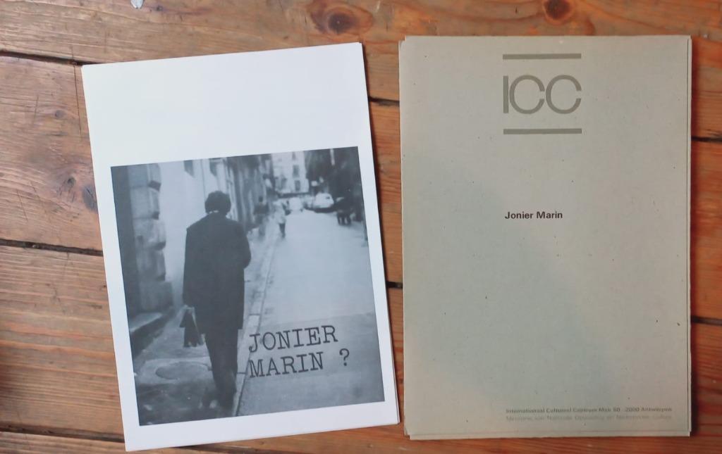 Jonier Marin Pierre Restany ICC Meir Antwerpen 1979, Ophalen of Verzenden