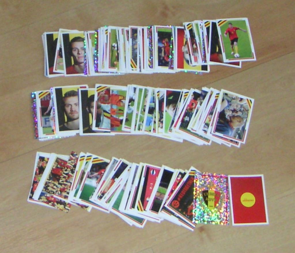 PANINI Belgische Rode Duivels 2018 stickers lot 220 stickers, Verzamelen, Stickers, Zo goed als nieuw, Sport, Ophalen of Verzenden
