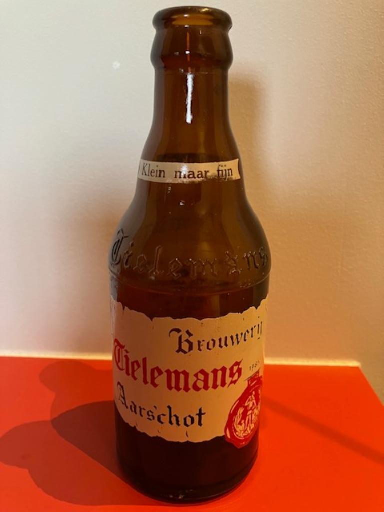 Brouwerij Tielemans Aarschot oud bierflesje 25 cl, Enlèvement ou Envoi, Utilisé, Bouteille(s), Autres marques