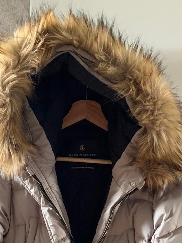 Jas merk : maison scotch, Maison scotch, Ophalen, Zo goed als nieuw, Beige