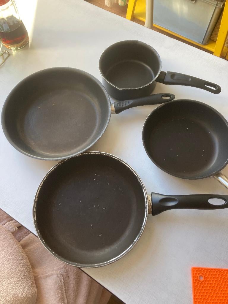casseroles et poëles, Maison & Meubles, Cuisine | Casseroles & Poêles, Utilisé, Inox, Enlèvement