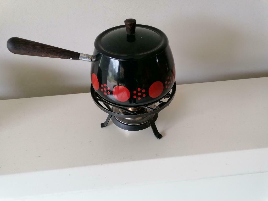 caquelon à fondue en fonte vintage, Enlèvement ou Envoi, Utilisé, Fonte, Autres types