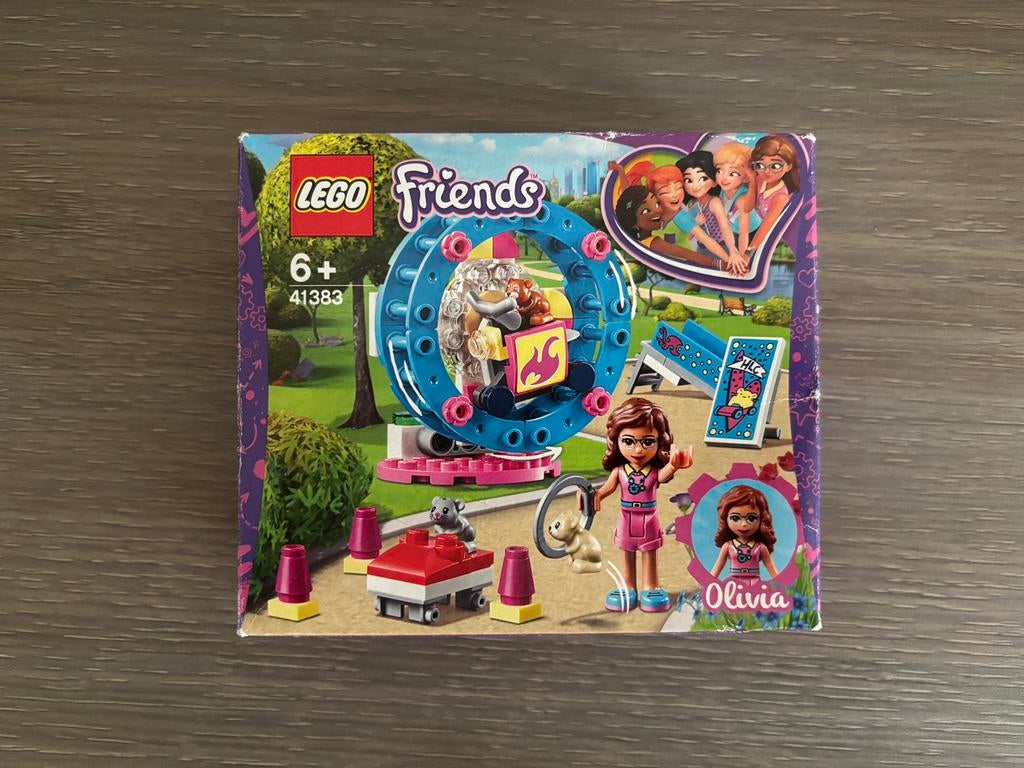 Lego Friends 41383 Olivia’s hamsterspeelplaats, Ophalen of Verzenden, Zo goed als nieuw, Complete set, Lego