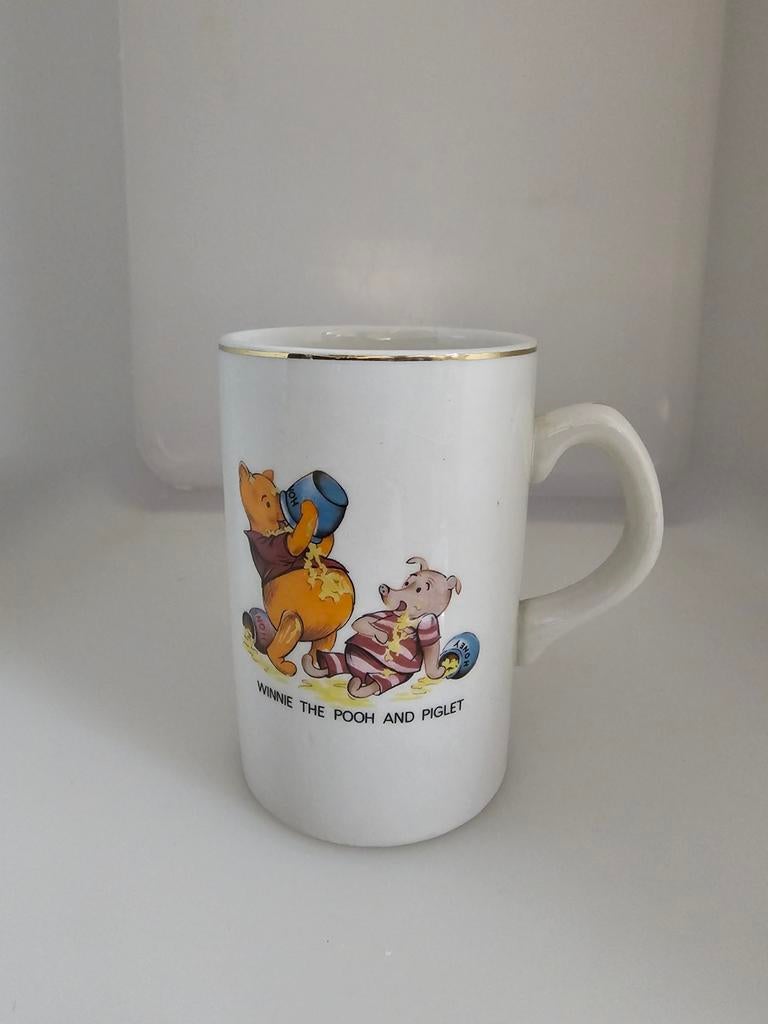 Winnie The Pooh verzameltas vintage retro, Ophalen of Verzenden, Winnie de Poeh of vrienden, Zo goed als nieuw, Servies