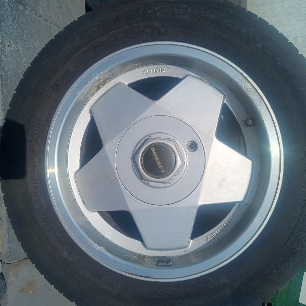 Jantes Borbet A pour VW T3, Mercedes 123 107, Autos : Pièces & Accessoires, Pneus & Jantes, Enlèvement, 15 pouces, Jante(s)