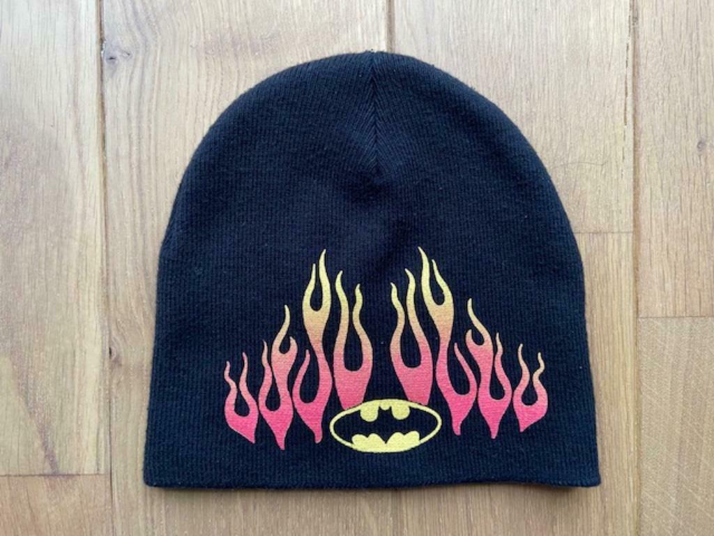 Bonnet Batman TM&DC Comics neuf noir avec des flammes + logo, Enfants & Bébés, Vêtements enfant | Bonnets, Écharpes & Gants, Neuf