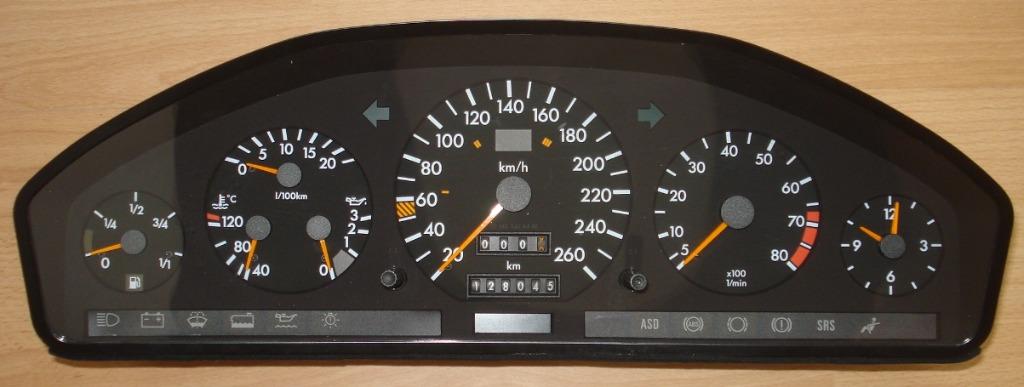 Compteur MB 129 / W140 réparation tableau de bord., Enlèvement ou Envoi, Utilisé, Mercedes-Benz