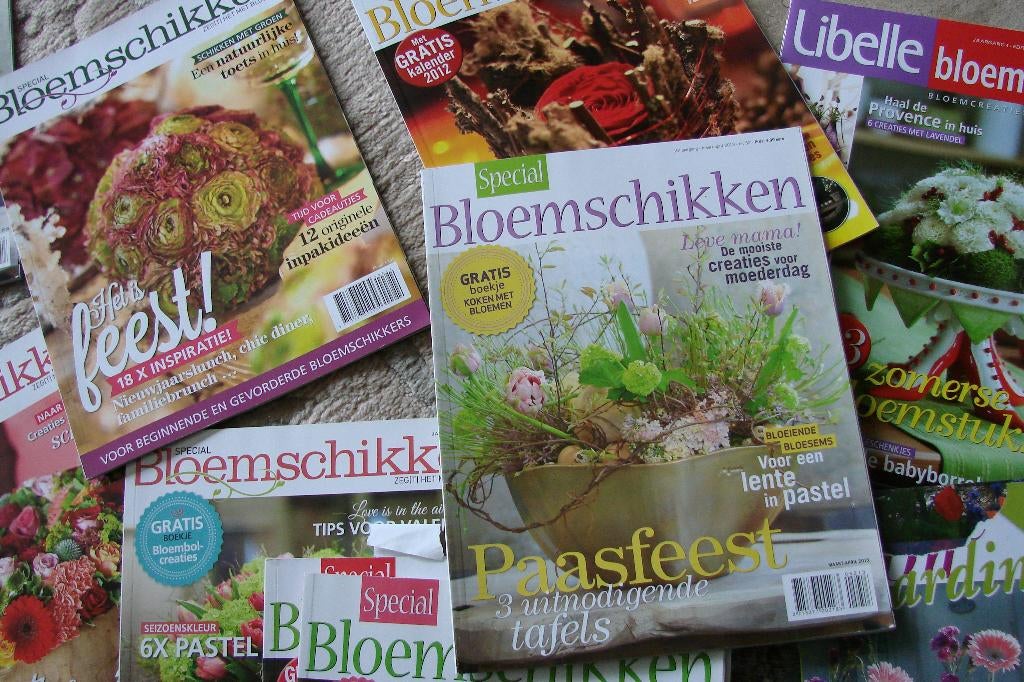 tijdschriften: bloemschikken, Boeken, Ophalen of Verzenden, Zo goed als nieuw, Bloemschikken, Groendecoratie