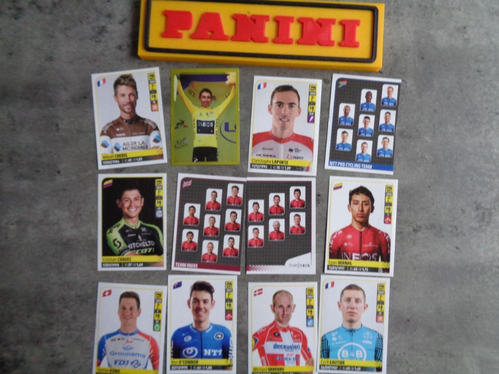 Lot de 12 autocollants Panini pour le Tour de France 2020, Envoi