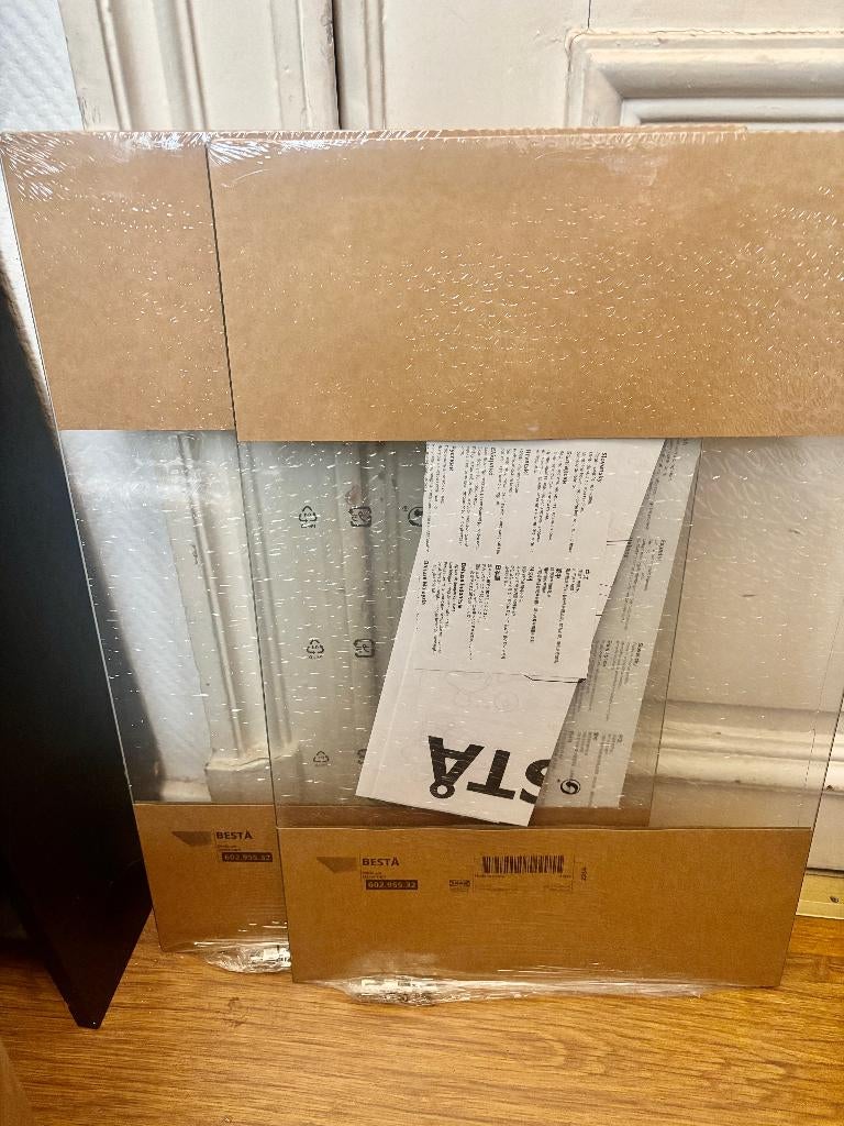IKEA - 2x BESTÅ Glasplaten (56x36 cm), Ophalen, Nieuw