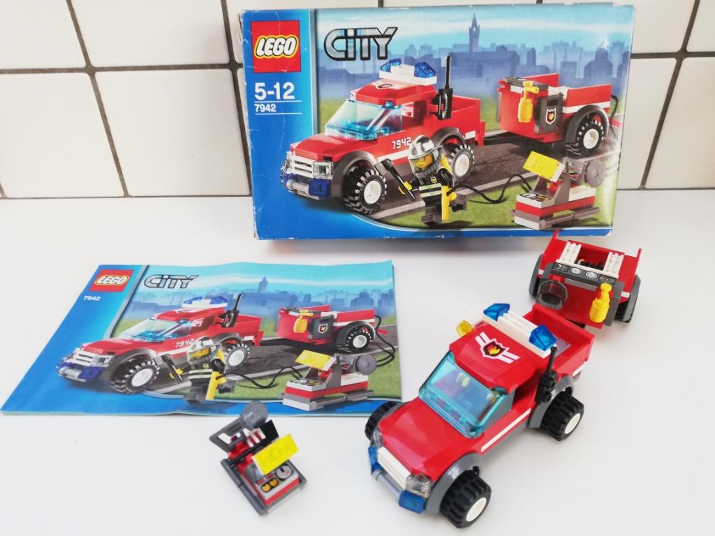 lego 7942 Off-Road Fire Rescue, Enlèvement ou Envoi, Ensemble complet, Lego