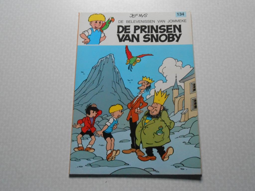 Jommeke 134 De prinsen van Snoby 1986 1 ste druk., Jef Nys, Eén stripboek, Nieuw, Ophalen of Verzenden