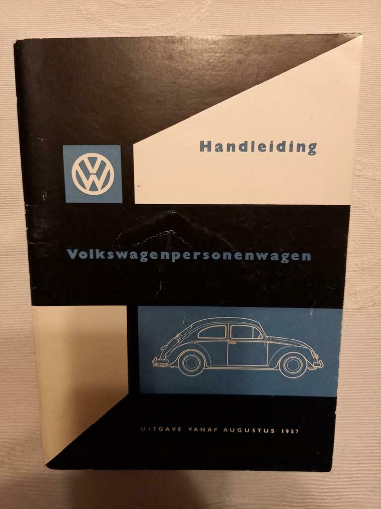 Volkswagen Vw Kever handleiding 1957, Ophalen of Verzenden