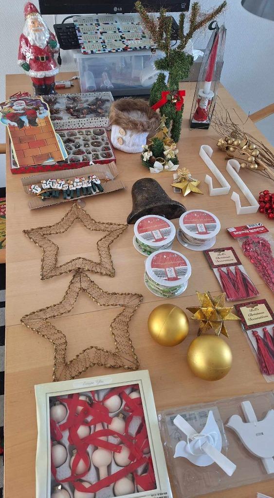 Te koop diverse soorten kerstdecoraties (nieuw en gebruikt)., Ophalen of Verzenden, Zo goed als nieuw