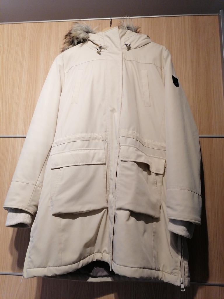 Witte winterjas maat XXL, Enlèvement ou Envoi