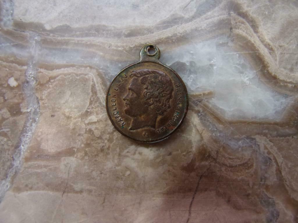 Médaille NAPOLEON Eugene Louis J. J. Prince impérial – Capor, Timbres & Monnaies, Pièces & Médailles, Bronze, Enlèvement ou Envoi