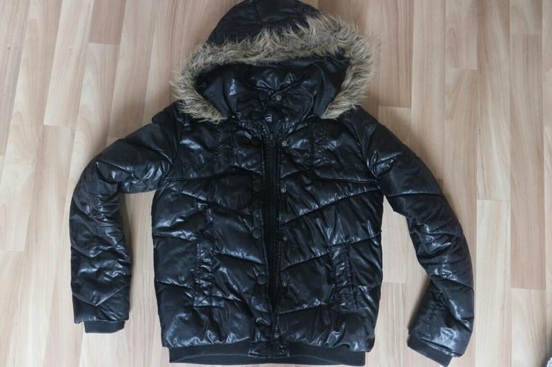 Korte, gewatteerde jas - Pimkie - zwart - maat S, Kleding | Dames, Verzenden, Zwart, Zo goed als nieuw, Pimkie