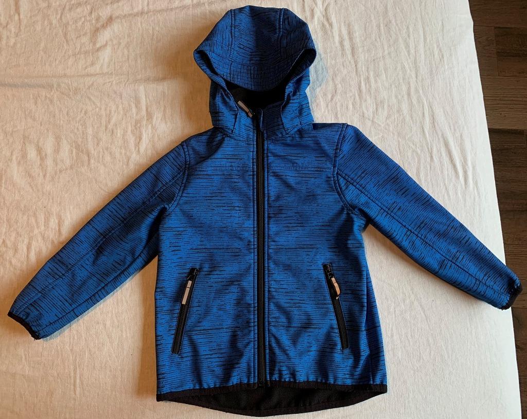 Dunne fleece blauw/zwart jongens Wibra maat 110, Gebruikt, Ophalen of Verzenden, Jongen, Wibra