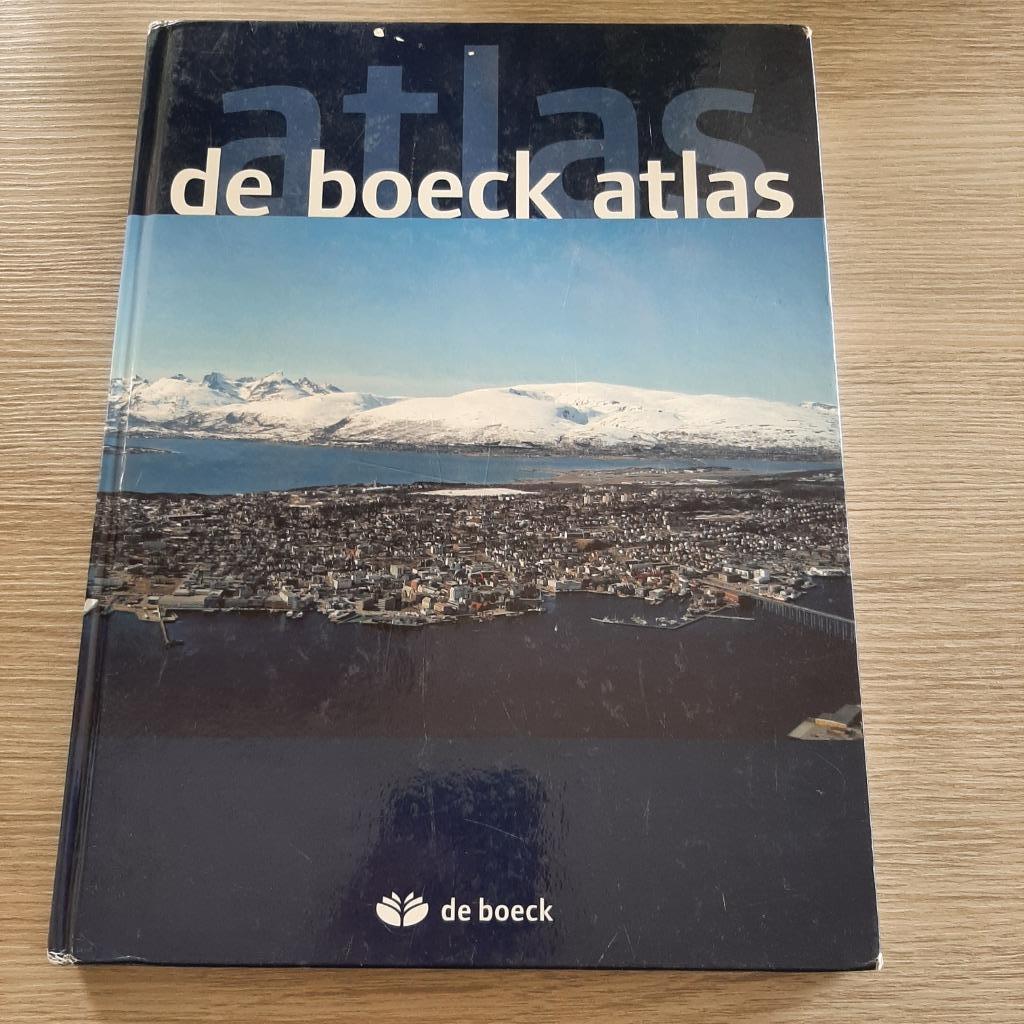 De boeck atlas, Boeken, Schoolboeken, Aardrijkskunde, De boeck, BSO, Ophalen