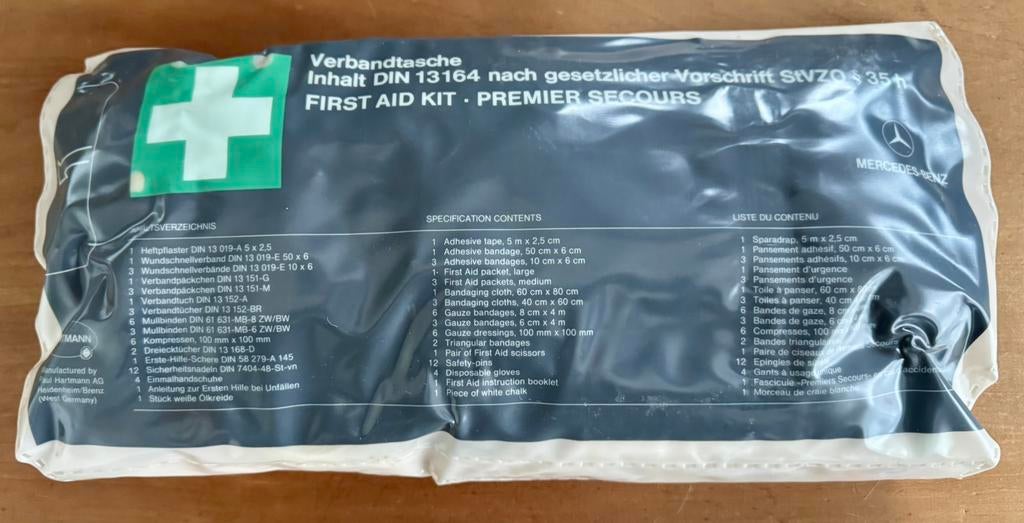 Vintage Mercedes-Benz First Aid Kit, Enlèvement ou Envoi, Mercedes-Benz
