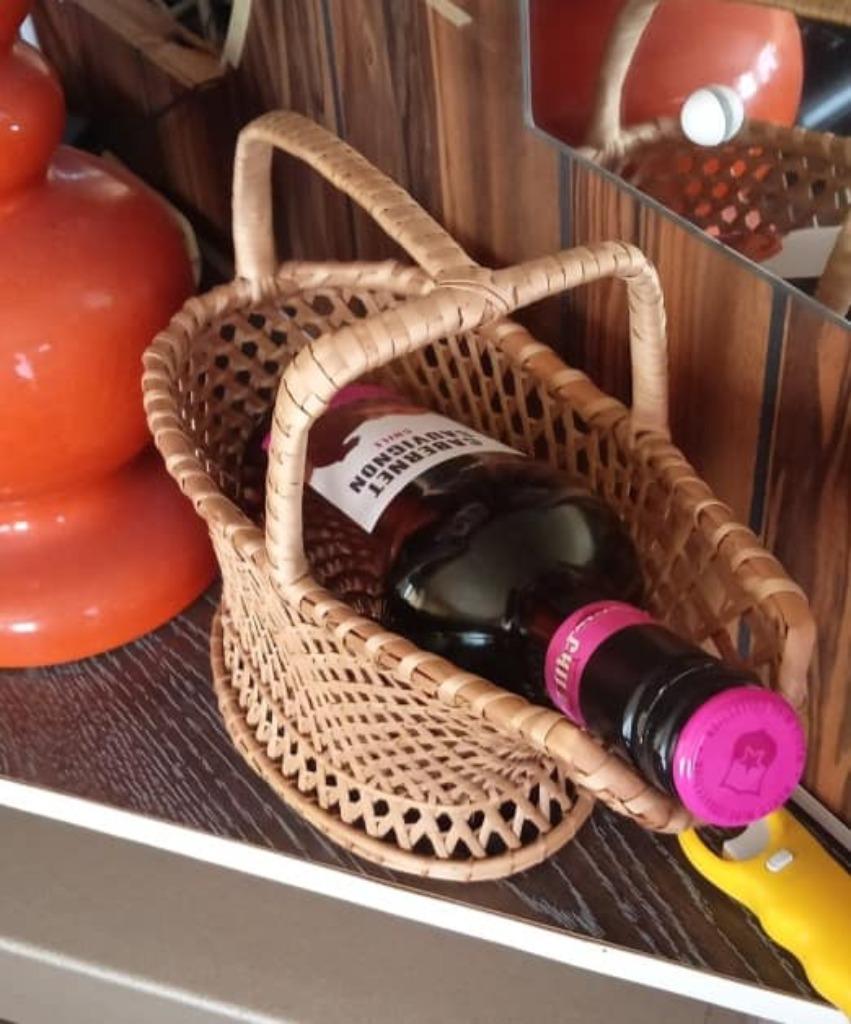 mand voor fles, Ophalen of Verzenden, Zo goed als nieuw, Mand