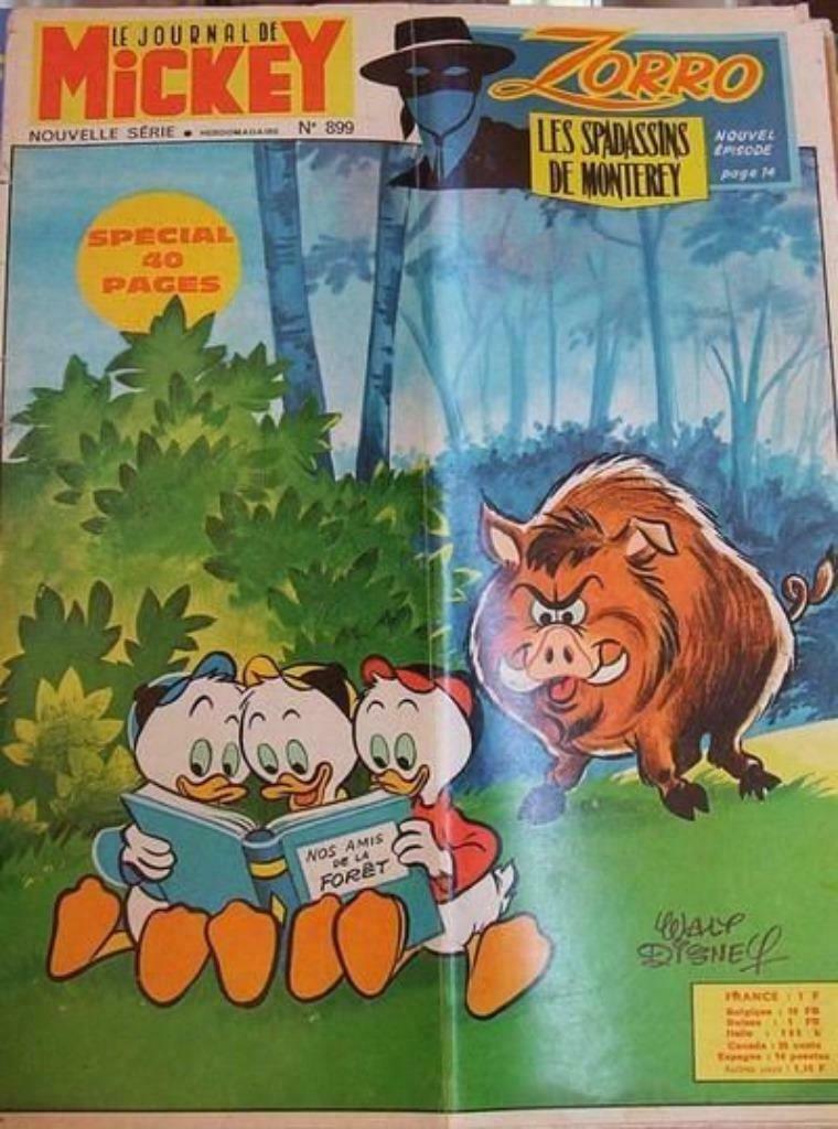 Le Journal De Mickey, Nouvelle Série 899, Enlèvement ou Envoi, Utilisé, Journal