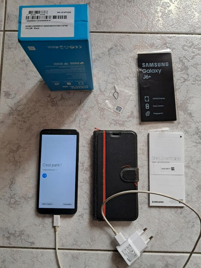 Samsung J6, Télécoms, Téléphonie mobile | Samsung, Comme neuf, Autres modèles, 32 GB, Noir, Enlèvement