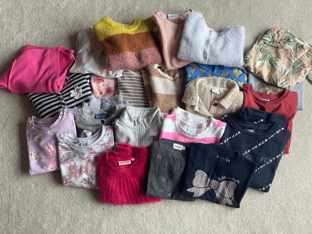Kleding meisje maat 5-6 jaar, maat 110-116 + 3 jassen, Ophalen, Zo goed als nieuw
