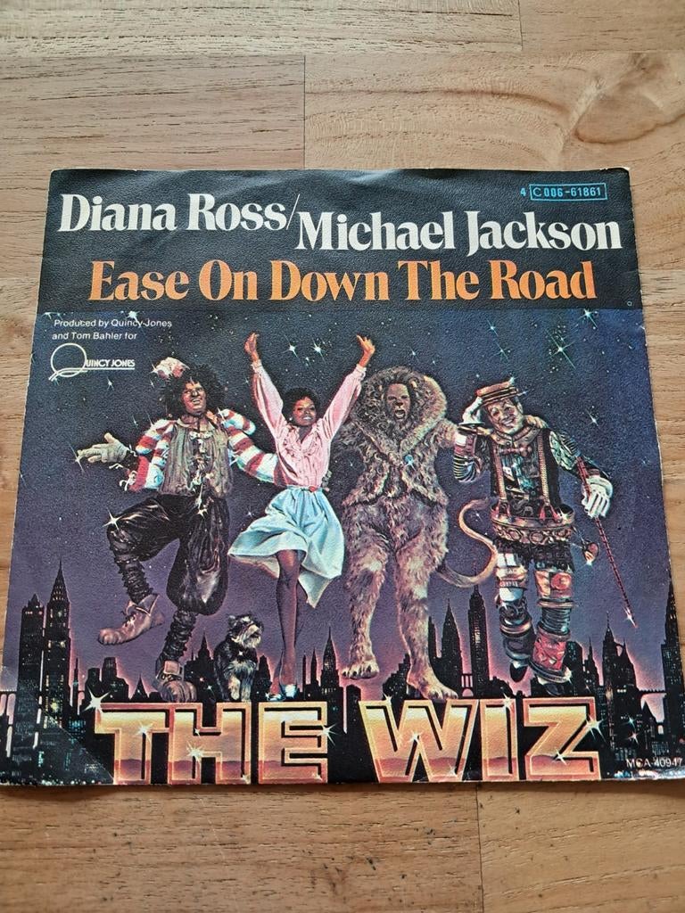 7inch Diana Ross/Michael Jackson, Cd's en Dvd's, Ophalen of Verzenden, Gebruikt, Filmmuziek en Soundtracks