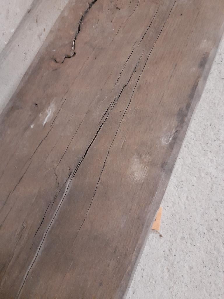 Eiken balk, Tuin en Terras, Palen, Balken en Planken, Ophalen, Zo goed als nieuw, 250 cm of meer, Balken