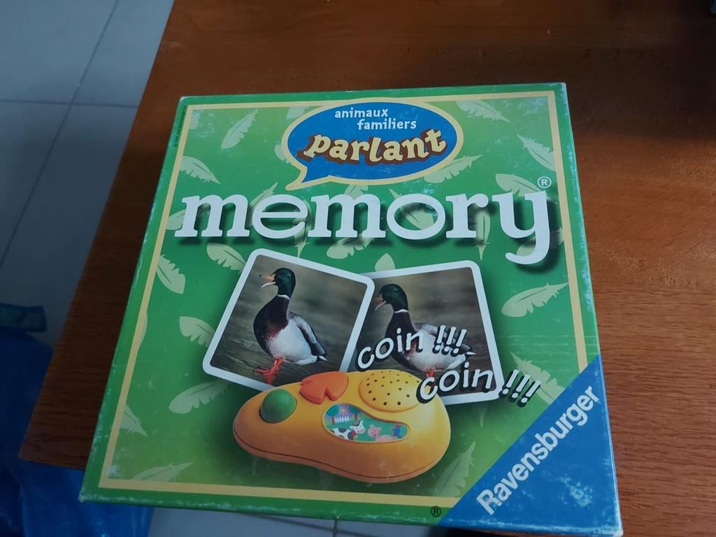 Jeu de société Memory parlant, Hobby & Loisirs créatifs, Jeux de société | Jeux de cartes, Utilisé, Trois ou quatre joueurs, Enlèvement ou Envoi