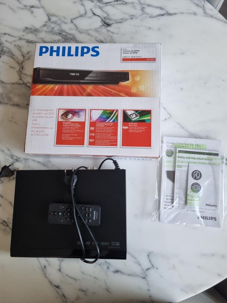 Dvd Philips DVP2850, Enlèvement ou Envoi, Comme neuf, Philips